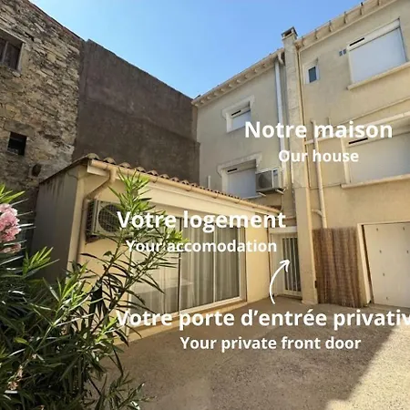 Appartement Climatisé à 200m De La Mèze